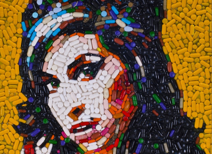 Amy Winehouse In Pills by Jason Mecier